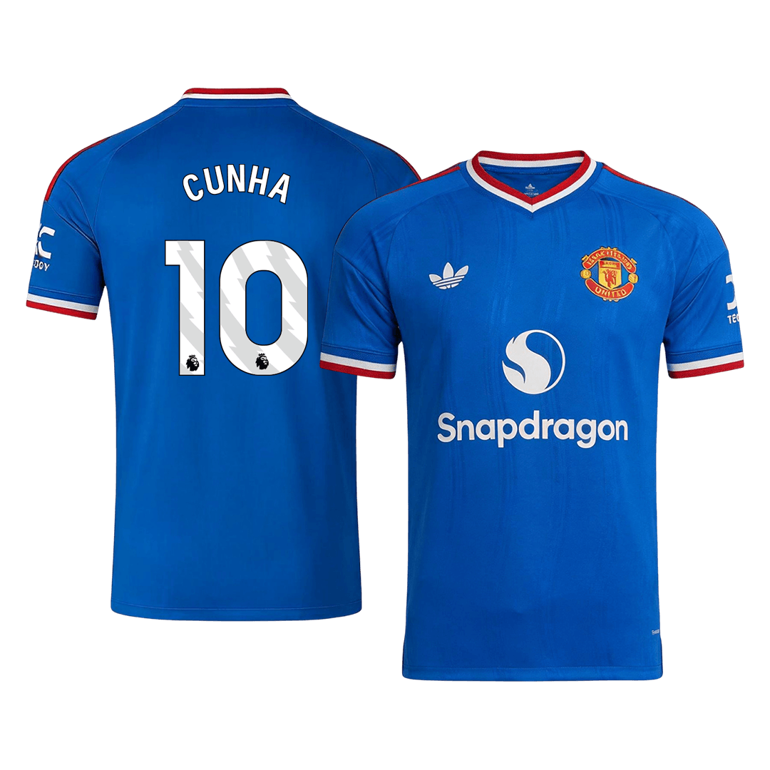 Męska koszulka Manchesteru United wyjazdowa CUNHA #10 2026/27