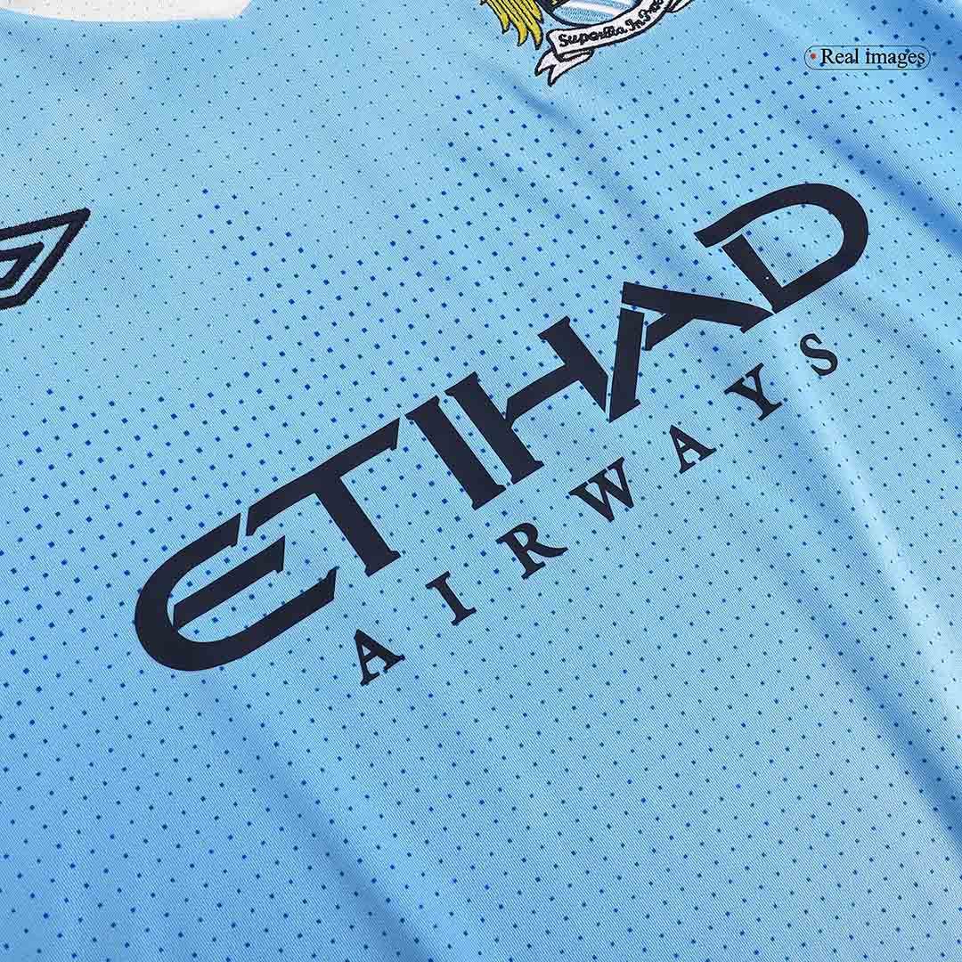 Męska Koszulka Retro Domowa Manchester City 2011/12 - Topowe Koszulki Pilkarskie Sklep Internetowy