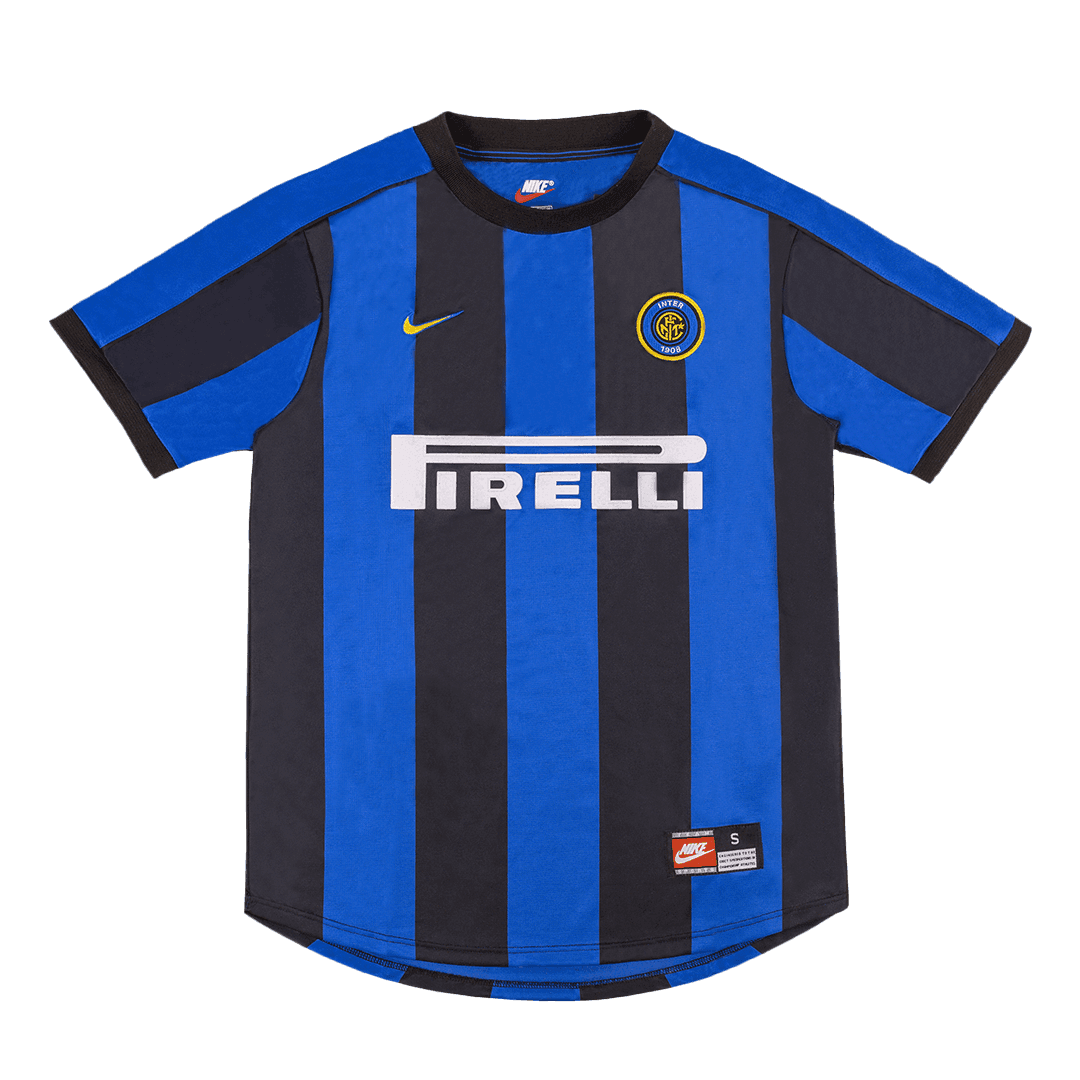 Męska Domowa koszulka piłkarska Retro RONALDO #9 1999/00 Inter Mediolan - Topowe Koszulki Pilkarskie Sklep Internetowy