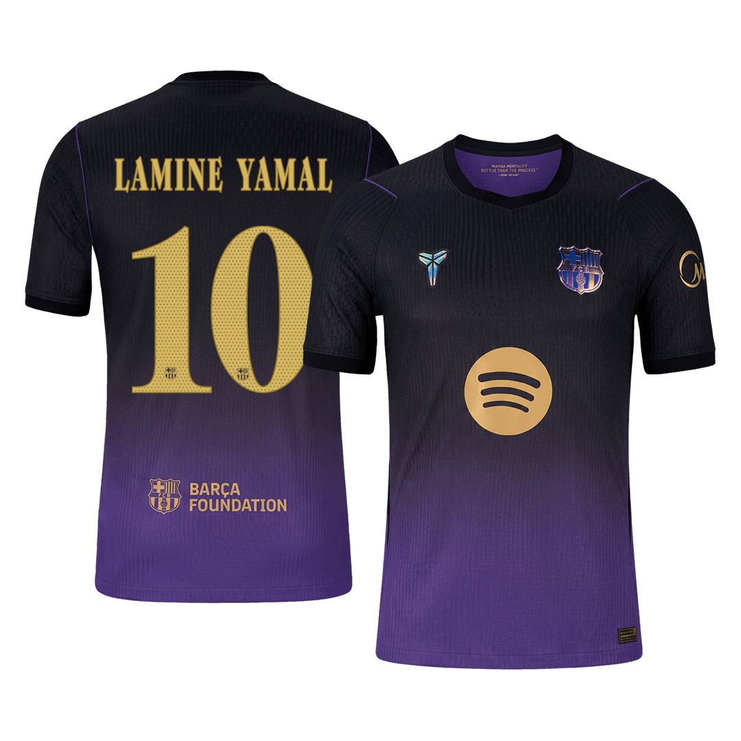 Męska koszulka Barcelony wyjazdowa LAMINE YAMAL #10 wersja zawodnicza 2026/27 - UCL