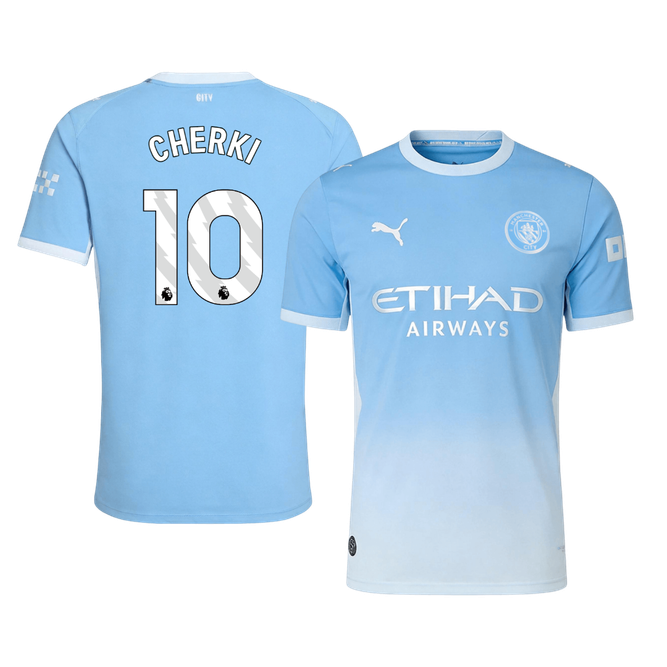 Męska koszulka Manchesteru City domowa CHERKI #10 wersja zawodnicza 2026/27