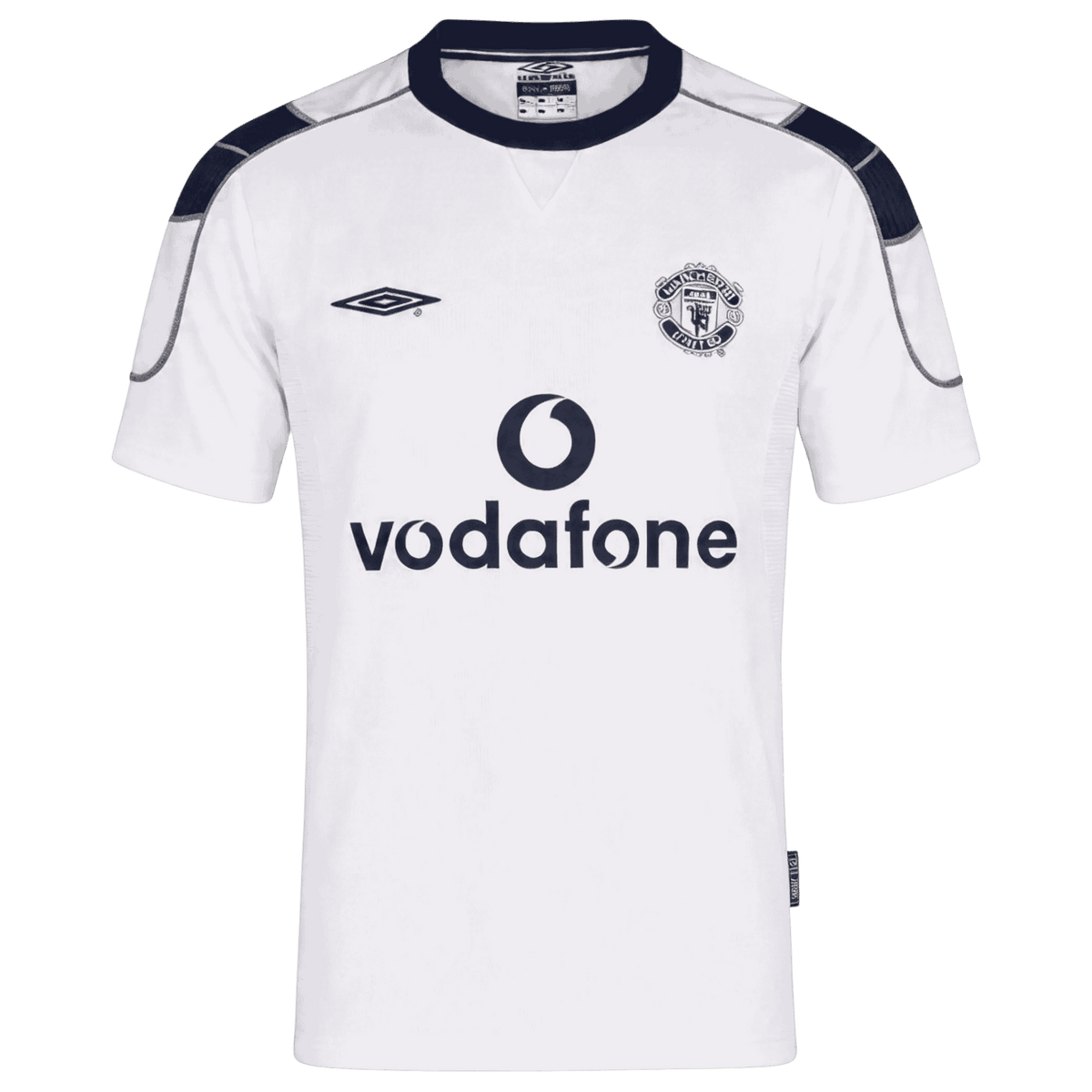 Męska Koszulka Retro Wyjazdowa Manchester United 2000/01