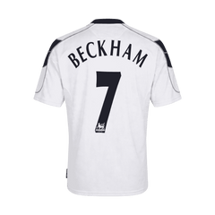 Męska Koszulka Retro Wyjazdowa Manchester United BECKHAM #7 2000/01