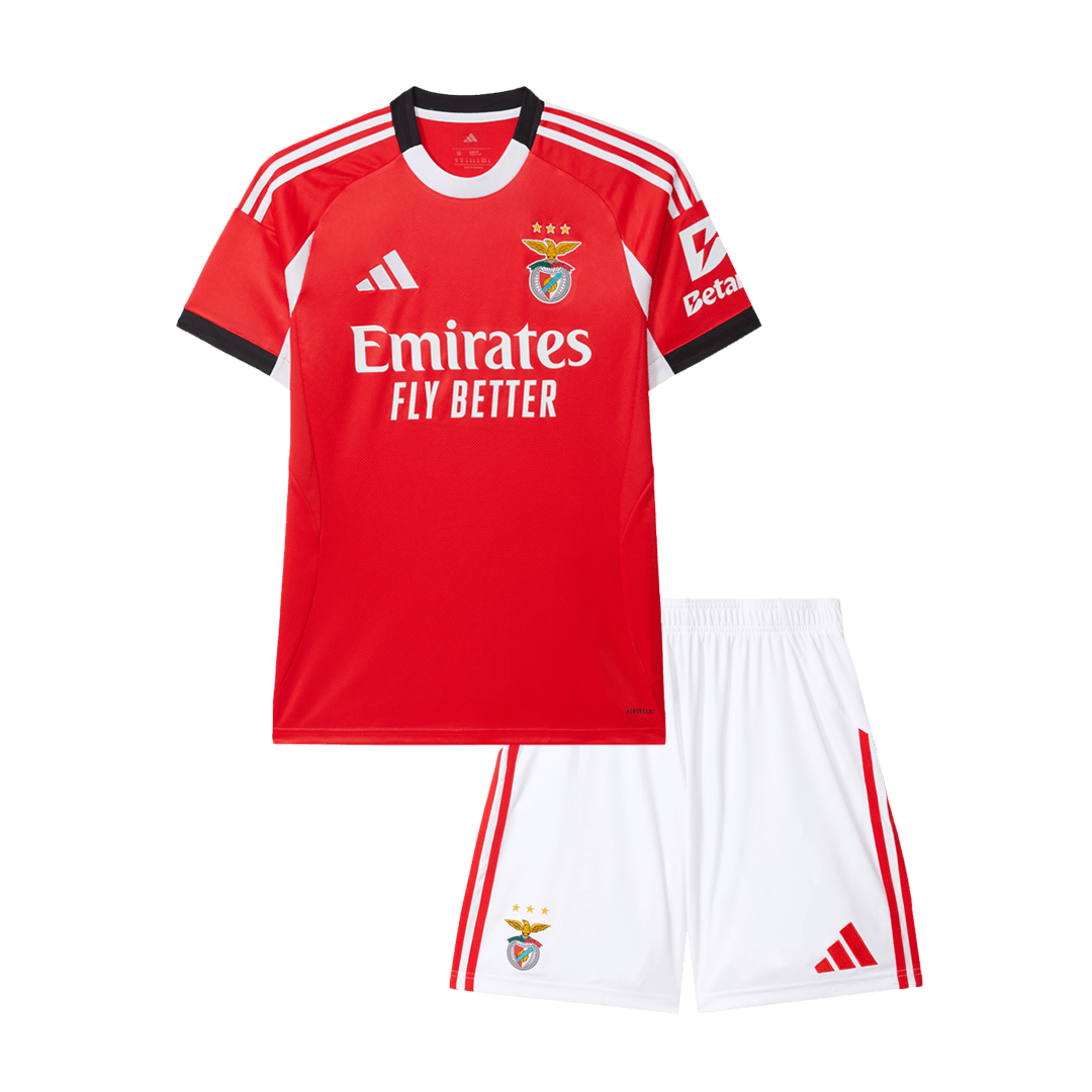 Dziecięcy Zestaw Domowa Benfica (Koszulka+Spodenki) 2025/26