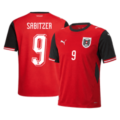 Męska koszulka Austrii domowa SABITZER #9 – Mundial 2026