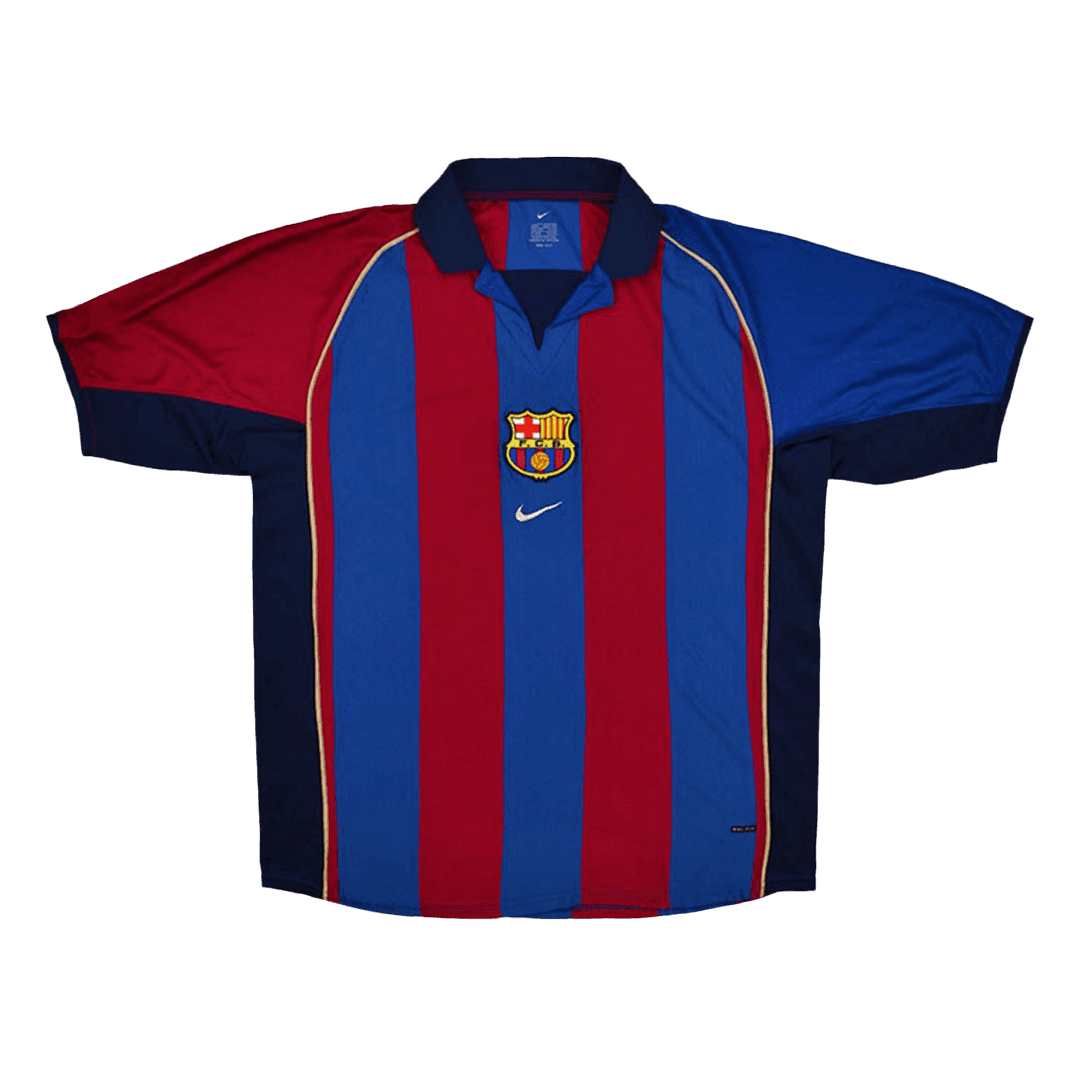 Koszulka Retro Domowa Barcelona XAVI #6 2001/02 - Topowe Koszulki Pilkarskie Sklep Internetowy
