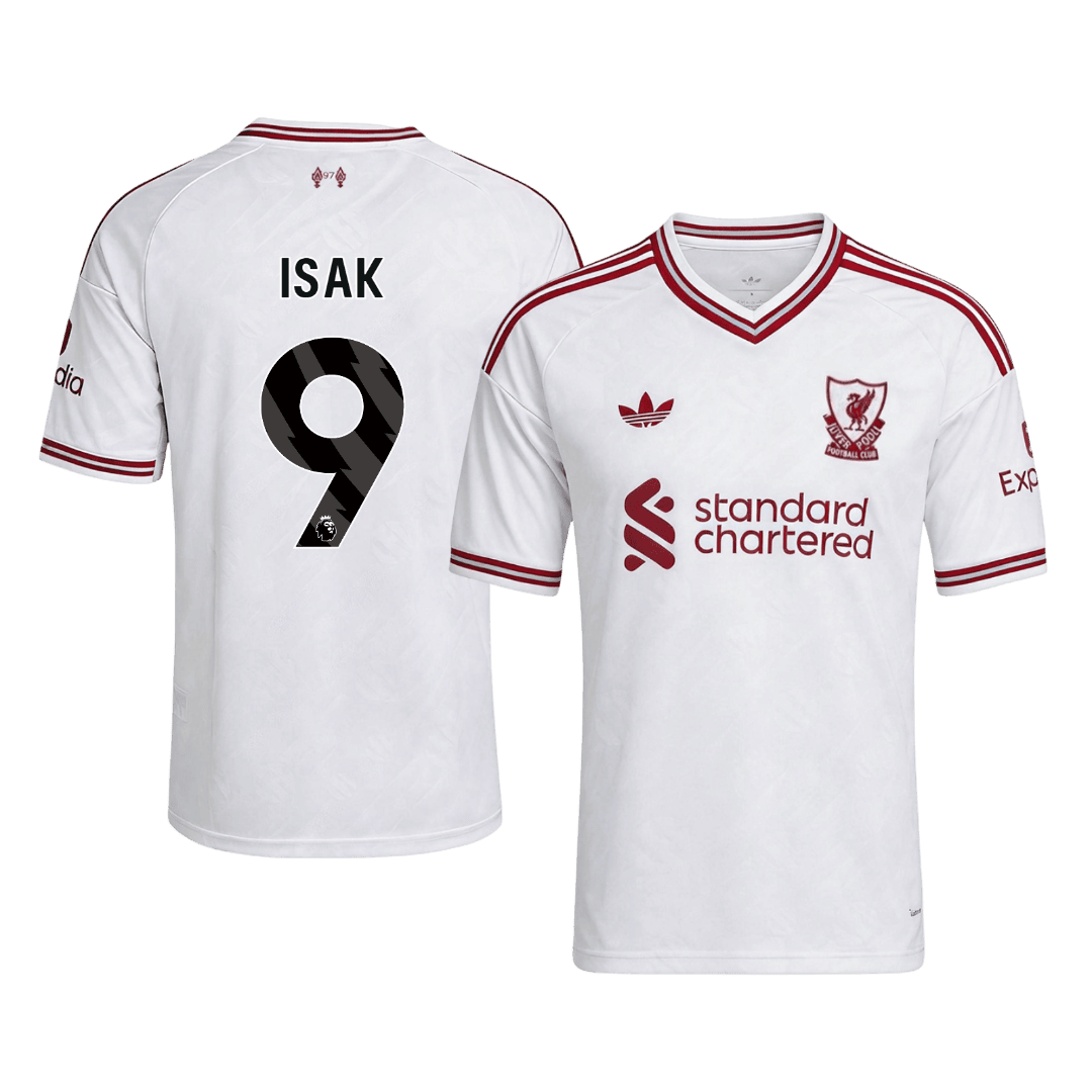 Męska koszulka Liverpoolu wyjazdowa ISAK #9 2026/27
