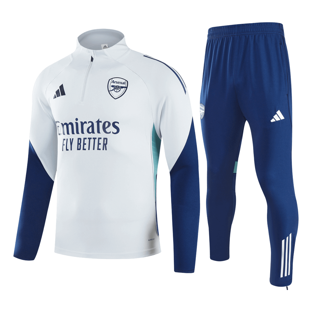 Juniorski Arsenal Bluza z zamkiem Komplet Dresowy 2025/26