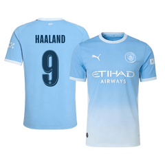 Męska koszulka Manchesteru City domowa HAALAND #9 wersja zawodnicza 2026/27 - UCL