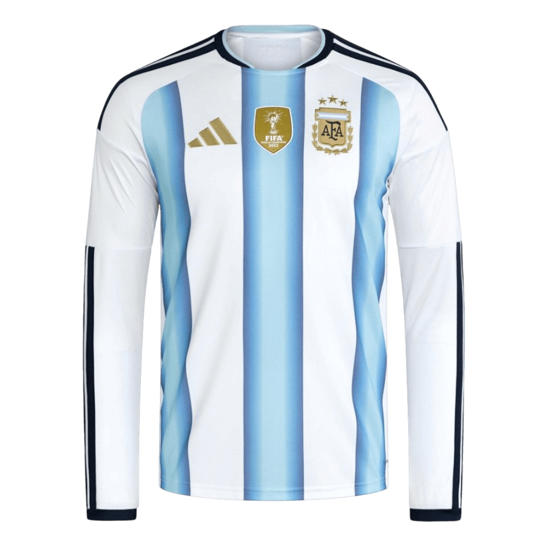 Męska Koszulka Domowa Argentina 2026 z Długim Rękawem - World Cup