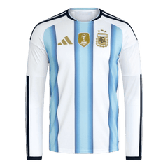 Męska Koszulka Domowa Argentina 2026 z Długim Rękawem - World Cup