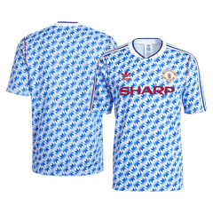 Męska Koszulka Retro Wyjazdowa Manchester United 1990/92