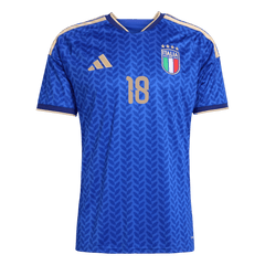 Męska koszulka Włoch domowa BARELLA #18 – Mundial 2026 [PREMIUM]