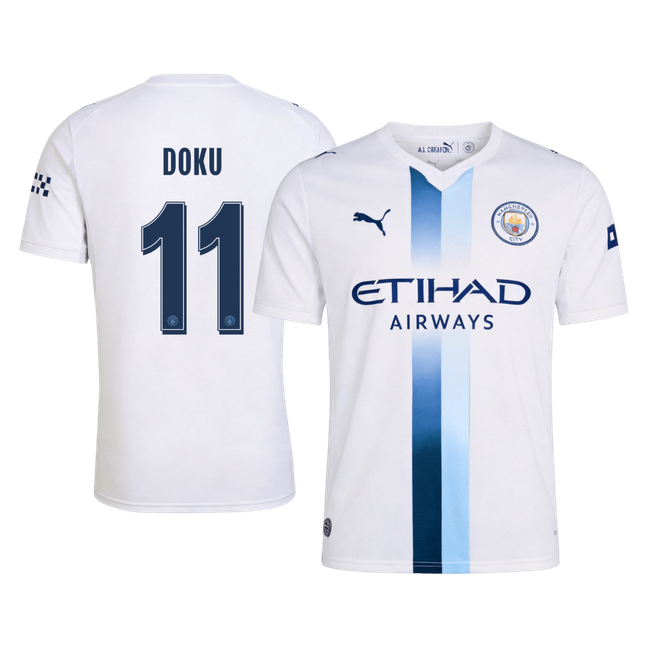 Męska koszulka Manchesteru City trzecia DOKU #11 2026/27 - UCL