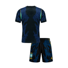 Dziecięcy Zestaw Wyjazdowa Brazil (Koszulka+Spodenki) World Cup 2026