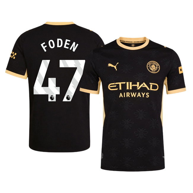 Męska koszulka Manchesteru City wyjazdowa FODEN #47 wersja zawodnicza 2026/27