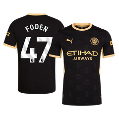Męska koszulka Manchesteru City wyjazdowa FODEN #47 wersja zawodnicza 2026/27