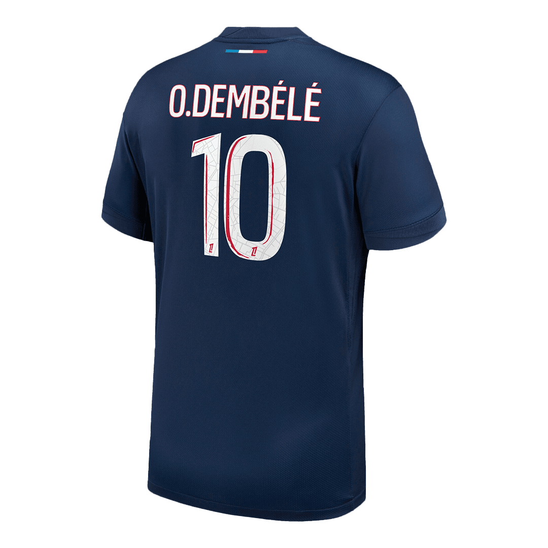Męska koszulka piłkarska O.DEMBÉLÉ #10 PSG Home 2024/25 - Topowe Koszulki Pilkarskie Sklep Internetowy