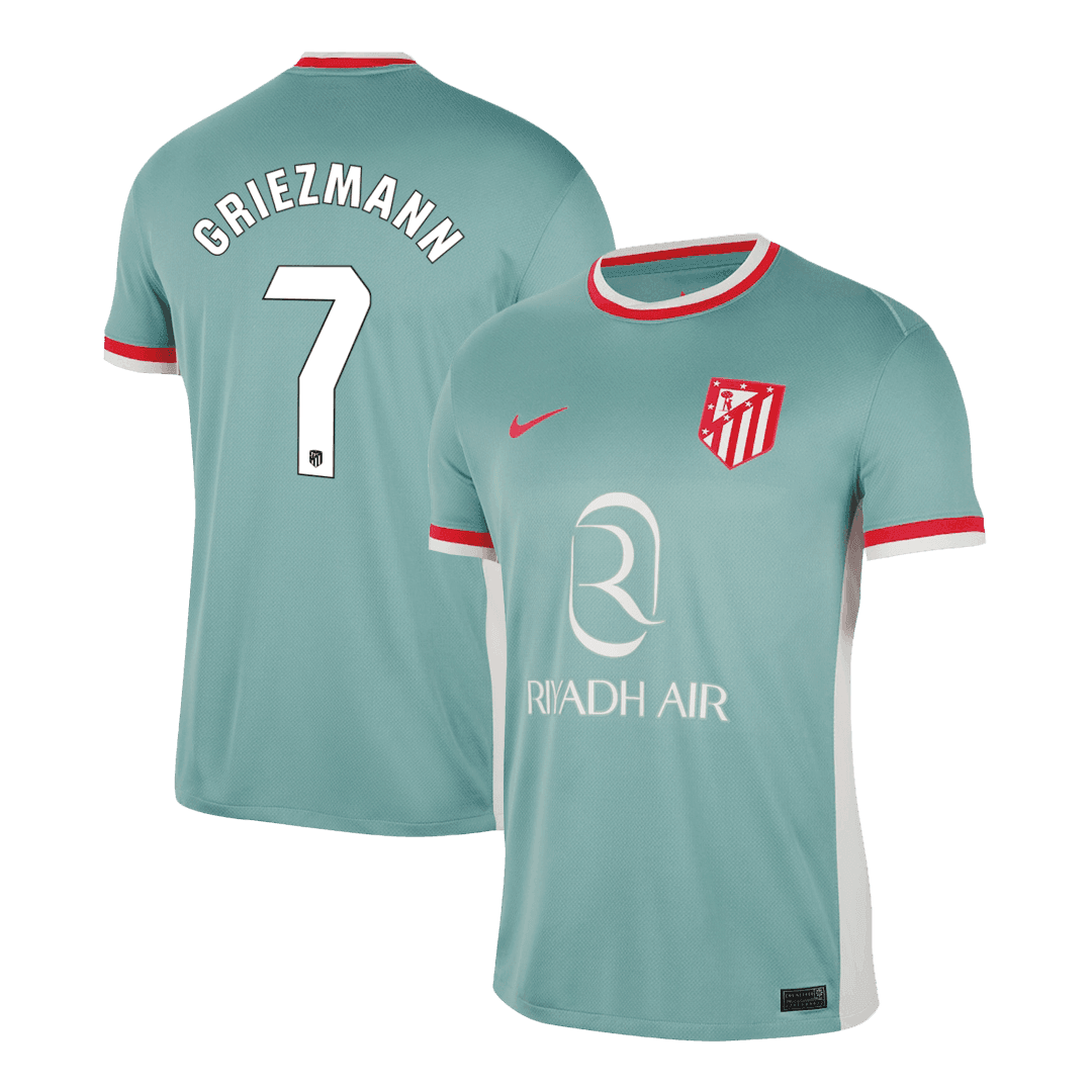Męska koszulka piłkarska GRIEZMANN #7 Atletico Madrid 2024/25 - Topowe Koszulki Pilkarskie Sklep Internetowy