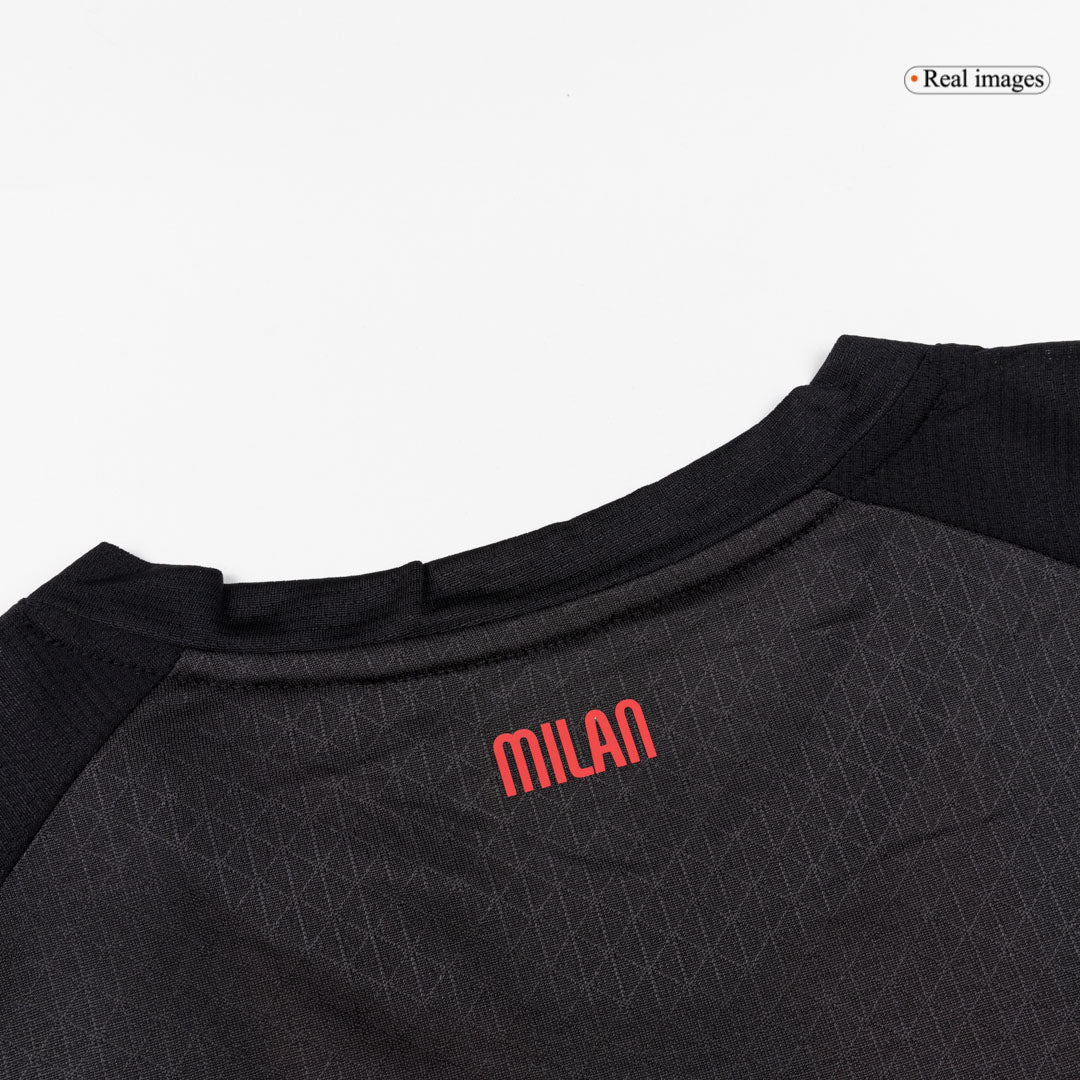 Męska Koszulka Domowa AC Milan Wersja Piłkarska 2025/26 - Slim Fit