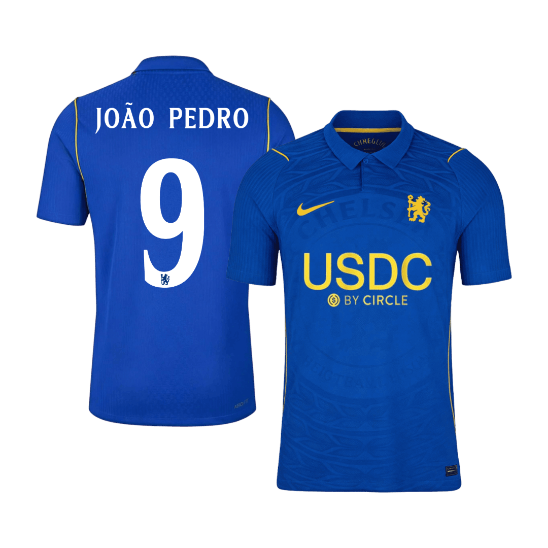 Koszulka Chelsea domowa 2026/27 – UCL – JOÃO PEDRO #9 (wersja zawodnicza)