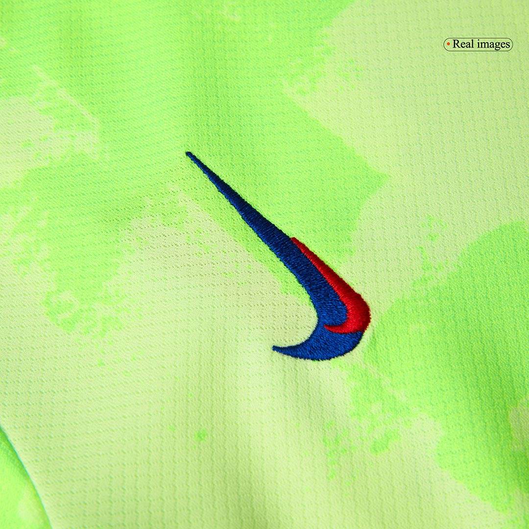 Zestaw Piłkarski Dla Dzieci Barcelona Third Away (Koszulka+Spodenki) 2024/25 - UCL (Logo Spotify bez tekstu) - Topowe Koszulki Pilkarskie Sklep Internetowy