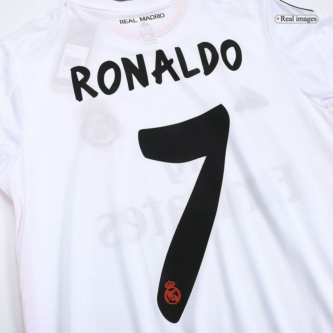 Męska Koszulka Retro Domowa Real Madrid RONALDO #7 2013/14 - Topowe Koszulki Pilkarskie Sklep Internetowy