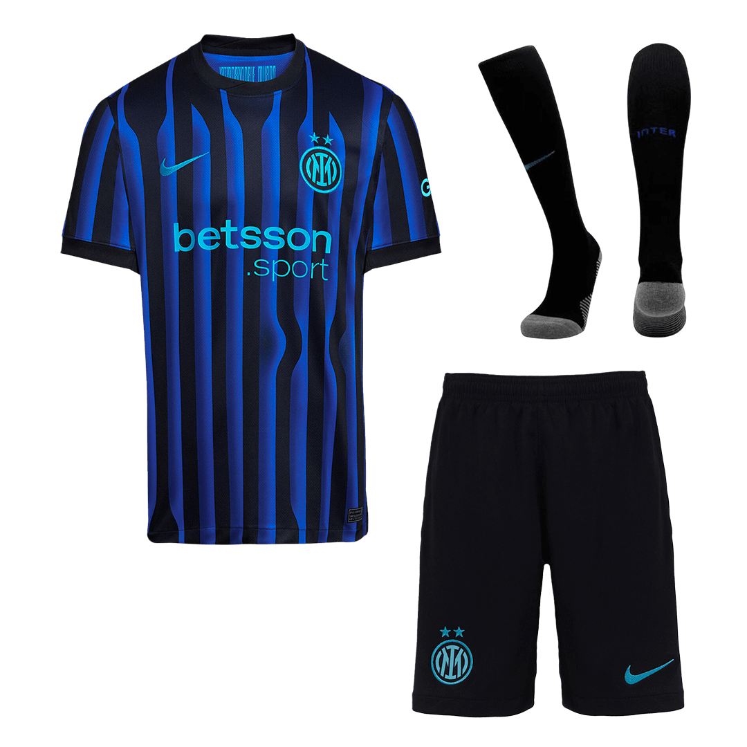 Męski Zestaw Domowa Inter Milan (Koszulka + Spodenki + Skarpety) 2025/26