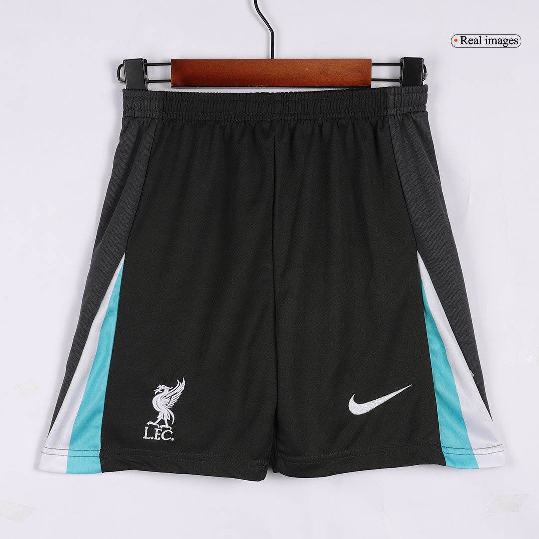 Koszulka piłkarska dla dzieci Liverpool Away Kit (Koszulka + Szorty + Skarpetki) 2024/25 - Topowe Koszulki Pilkarskie Sklep Internetowy
