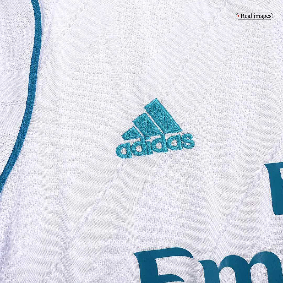 Męska Koszulka Retro Domowa Real Madrid 2017/18 - Topowe Koszulki Pilkarskie Sklep Internetowy