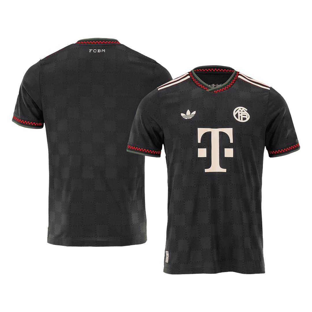Męska Koszulka Trzecia Wyjazdowa Bayern Munich Wersja Piłkarska 2025/26 - Slim Fit - Topowe Koszulki Pilkarskie Sklep Internetowy