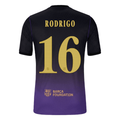Męska koszulka Barcelony wyjazdowa RODRIGO #16 wersja zawodnicza 2026/27 - UCL