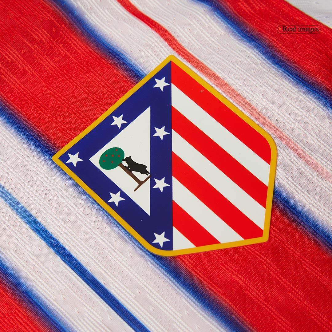 Męska koszulka piłkarska J.ALVAREZ #19 Atletico Madrid Home 2024/25 - Slim Fit - Topowe Koszulki Pilkarskie Sklep Internetowy