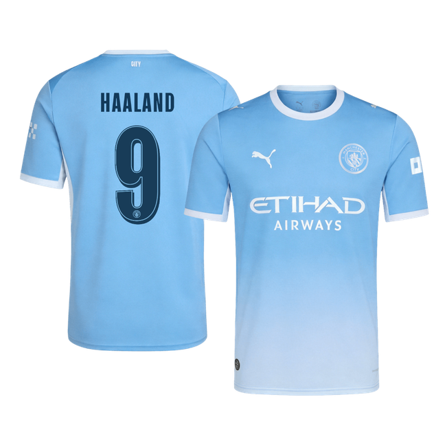Męska koszulka Manchesteru City domowa HAALAND #9 2026/27 - UCL