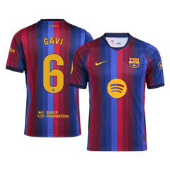Męska domowa koszulka FC Barcelony 2026/27 – GAVI #6 [Premium]