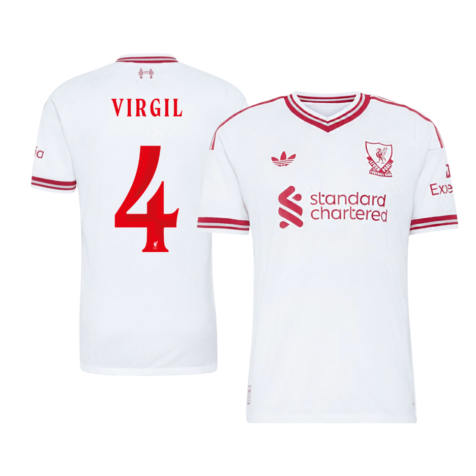 Męska koszulka Liverpoolu wyjazdowa VIRGIL #4 wersja zawodnicza 2026/27 - UCL