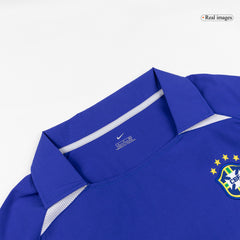 Męska Koszulka Retro Wyjazdowa Brazil 2002