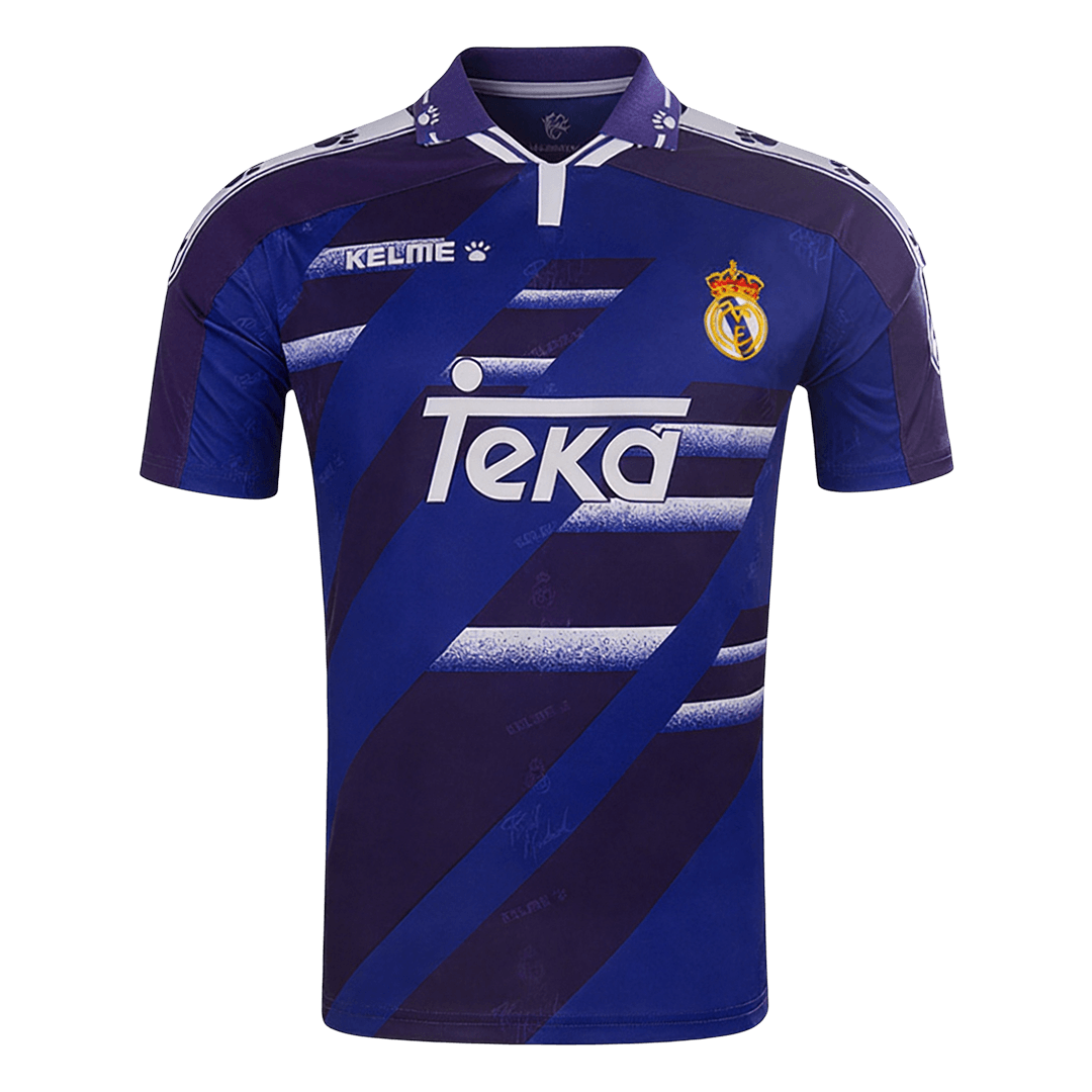 Męska Koszulka Retro Wyjazdowa Real Madrid 1994/96