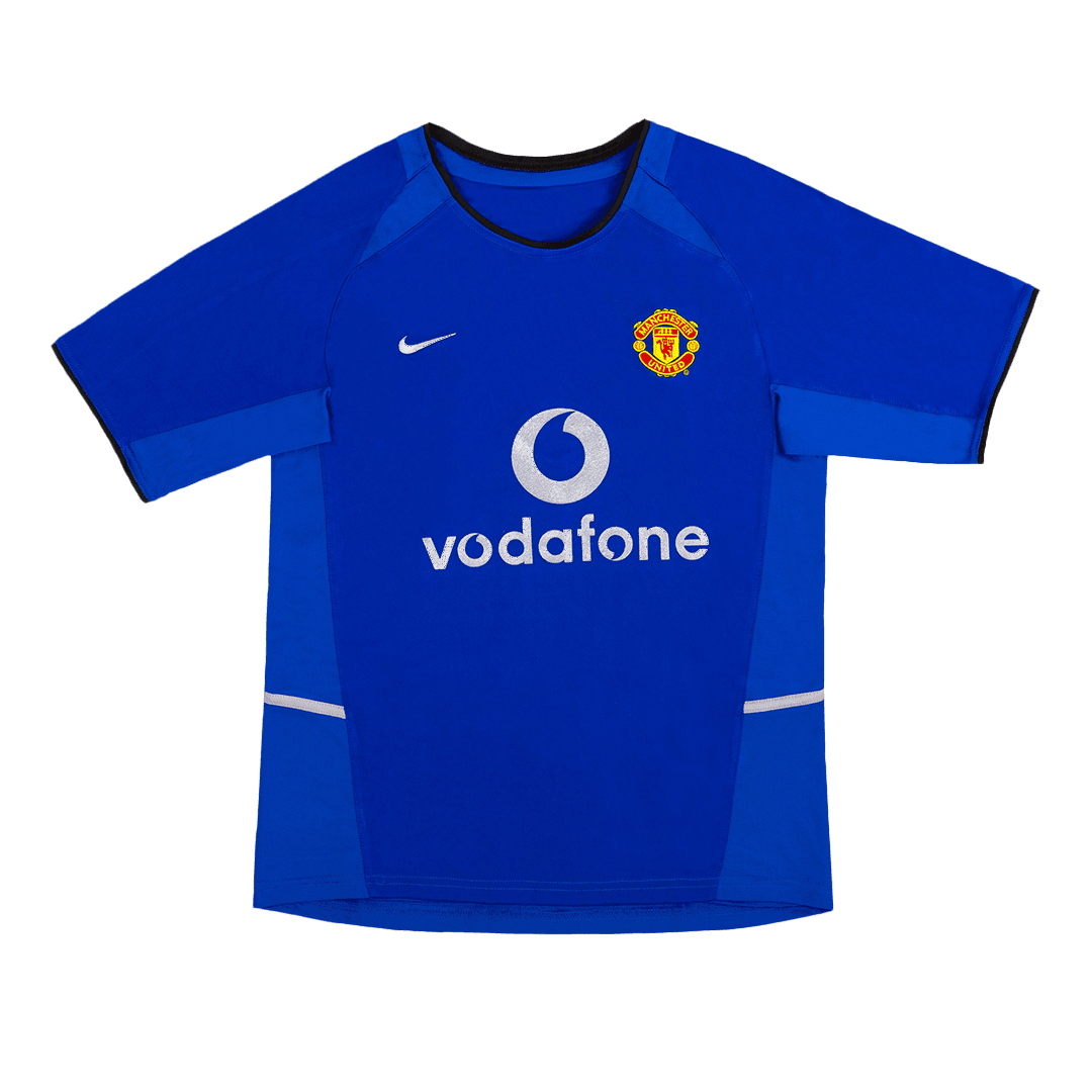 Męska Wysokiej jakości koszulka piłkarska Retro 2002/03 Manchester United Third Away - Topowe Koszulki Pilkarskie Sklep Internetowy