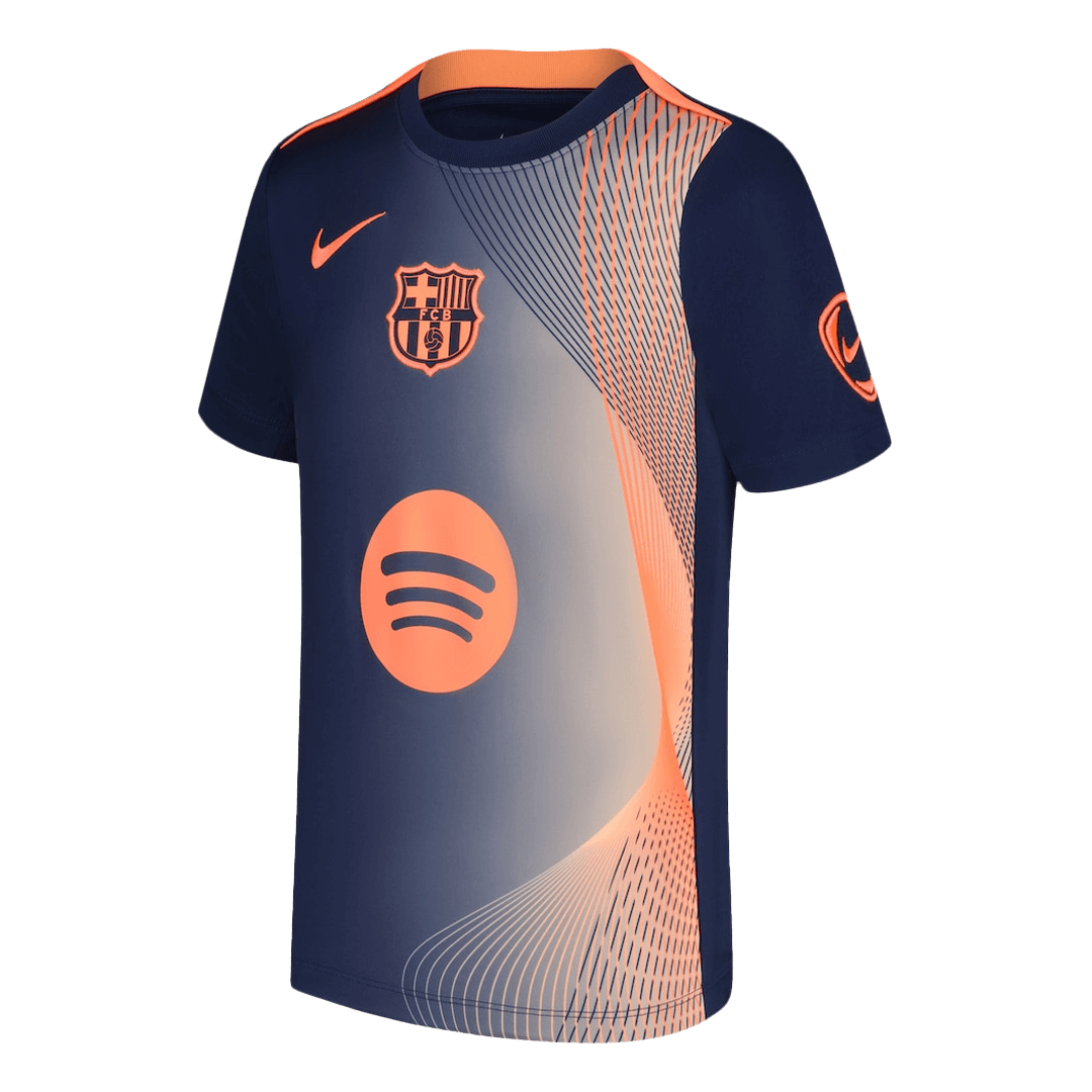 Herren-Aufwärmtrikot des FC Barcelona für die Saison 2025/26