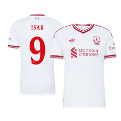 Męska koszulka Liverpoolu wyjazdowa ISAK #9 wersja zawodnicza 2026/27 - UCL