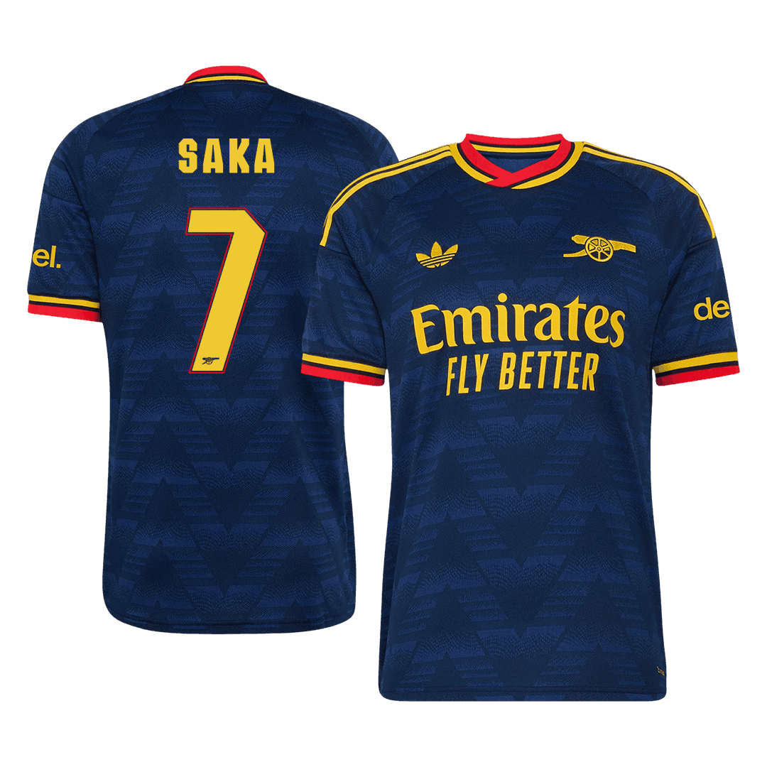 Męska wyjazdowa koszulka Arsenalu 2026/27 – SAKA #7 (UCL)