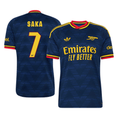 Męska wyjazdowa koszulka Arsenalu 2026/27 – SAKA #7 (UCL)