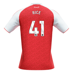 Męska Koszulka Domowa Arsenal RICE #41 2025/26 [PREMIUM]