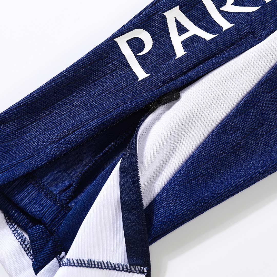 Juniorski PSG Bluza z zamkiem Komplet Dresowy 2025/26 Czerwony