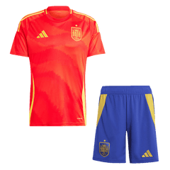 Męski Zestaw Domowy Hiszpania (Koszulka+Spodenki) EURO 2024 - Topowe Koszulki Pilkarskie Sklep Internetowy