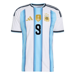 Męska koszulka Argentyny domowa J. ALVAREZ #9 wersja zawodnicza – Mundial 2026