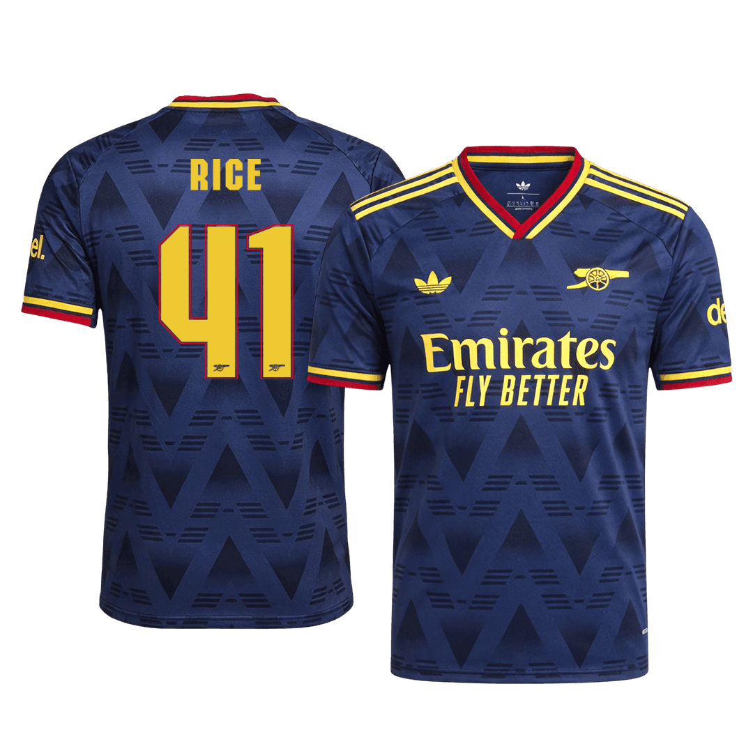 Męska koszulka Arsenalu wyjazdowa RICE #41 wersja zawodnicza 2026/27 - UCL