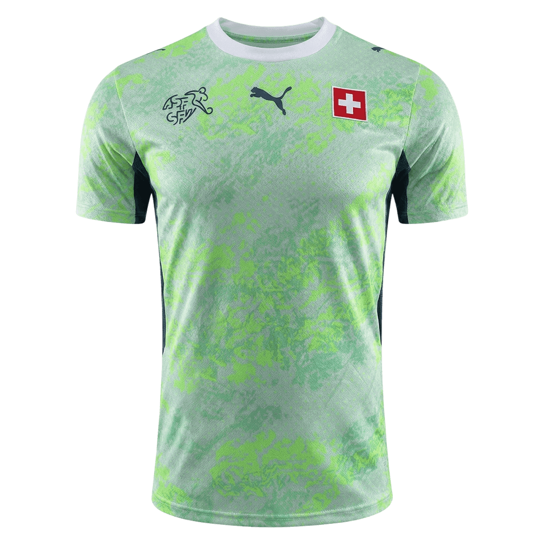 Męska Koszulka Wyjazdowa Switzerland Wersja Piłkarska World Cup 2026 - Slim Fit
