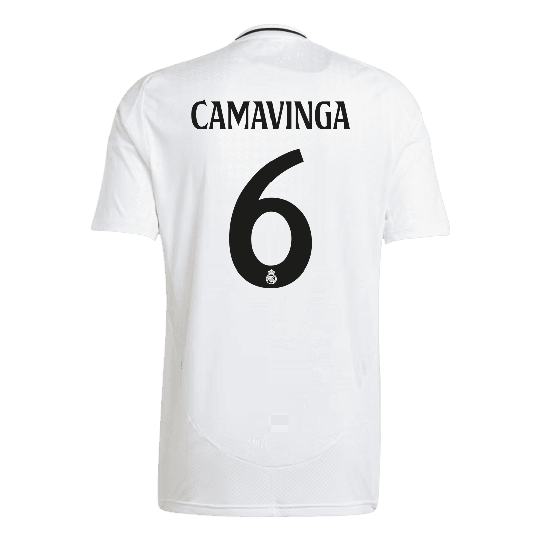 Męska Wysokiej jakości koszulka piłkarska CAMAVINGA #6 Real Madryt Home 2024/25 - Topowe Koszulki Pilkarskie Sklep Internetowy